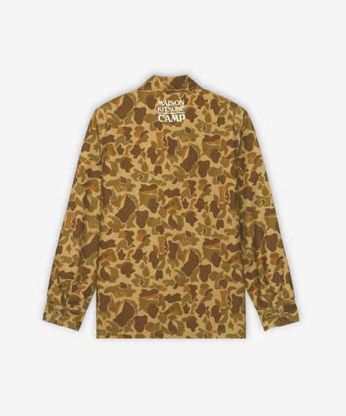 Maison Kitsune(メゾンキツネ)の「Camp Print Camo Military Jacket(ミリタリージャケット・メンズ・カーキ系/ベージュ系その他・XL/L/S/M/XS)」の16枚目の写真