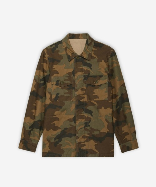 Maison Kitsune（メゾンキツネ）の「Camp Print Camo Military