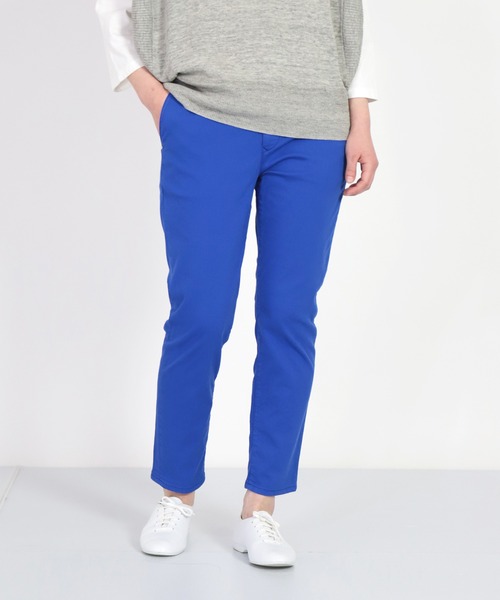 D.M.G.（ドミンゴ）の「楽天用（チノパンツ・レディース・ブルー/グリーン・SS/S/L/M）」の4枚目の写真