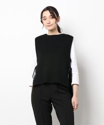 Lui's | 切替デザインダブルジャガードベスト(ベスト)