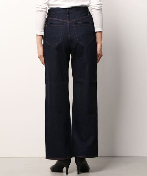 Mackintosh(マッキントッシュ)の「YORKER WIDE PANTS(デニムパンツ・レディース・インディゴブルー・M/L)」の4枚目の写真