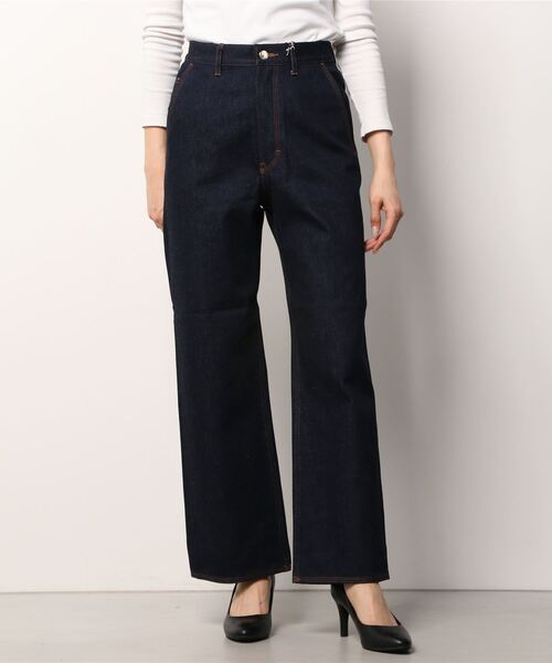 Mackintosh(マッキントッシュ)の「YORKER WIDE PANTS(デニムパンツ・レディース・インディゴブルー・M/L)」の3枚目の写真