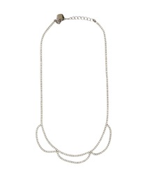 VINTAGE HOLLYWOOD(re[WnEbh)TRIPLE CROWN LACE NECKLACE(lbNX)