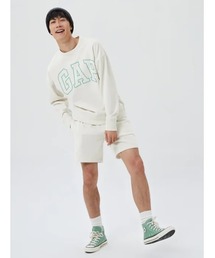 GAP | カーボナイズド フレンチテリー オーバーサイズ GAPロゴ クルーネック スウェット・トレーナー(スウェット)