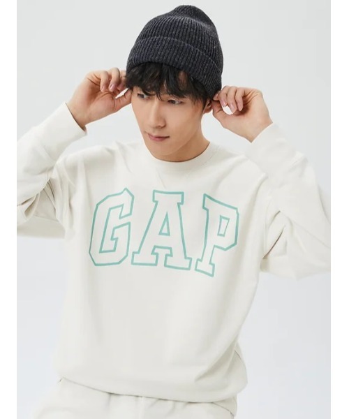 GAP(ギャップ)の「オーバーサイズ GAPロゴ クルーネック スウェット(スウェット・メンズ・パープル/オフホワイト・M/S/XS/L/XL/XXS)」の20枚目の写真