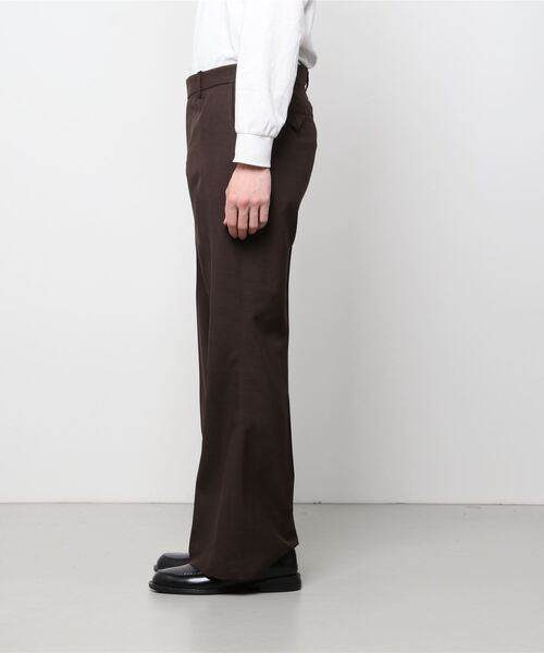 VOAAOV(ヴォアーブ)の「【VOAAOV】 wool like polyester flare pants(その他パンツ・メンズ・チャコールグレー/ブラック/ブラウン・1/2)」の8枚目の写真