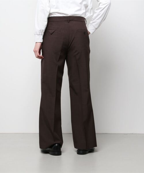 VOAAOV(ヴォアーブ)の「【VOAAOV】 wool like polyester flare pants(その他パンツ・メンズ・チャコールグレー/ブラック/ブラウン・1/2)」の6枚目の写真