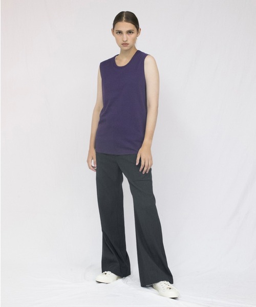 VOAAOV(ヴォアーブ)の「【VOAAOV】 wool like polyester flare pants(その他パンツ・メンズ・チャコールグレー/ブラック/ブラウン・1/2)」の14枚目の写真