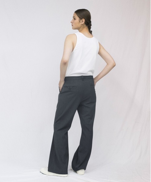 VOAAOV(ヴォアーブ)の「【VOAAOV】 wool like polyester flare pants(その他パンツ・メンズ・チャコールグレー/ブラック/ブラウン・1/2)」の5枚目の写真