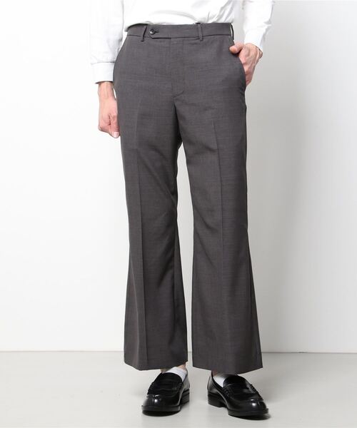 VOAAOV(ヴォアーブ)の「【VOAAOV】 wool like polyester flare pants(その他パンツ・メンズ・チャコールグレー/ブラック/ブラウン・1/2)」の13枚目の写真
