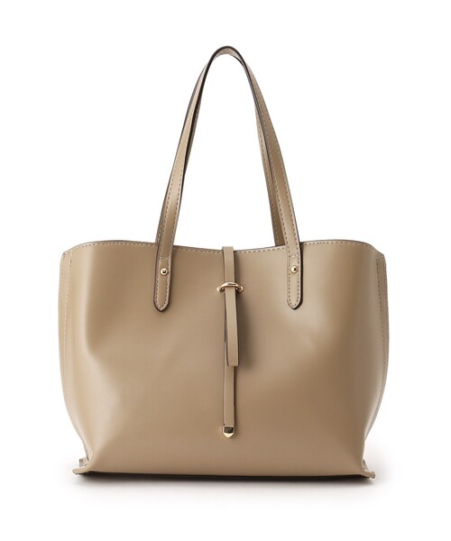 DRESKIP（ドレスキップ）の「◆【通勤/セレモニー】あおりポケットトート【抗菌防臭裏地】（トートバッグ・レディース・ブラック/グレー/ベージュ・00）」の3枚目の写真