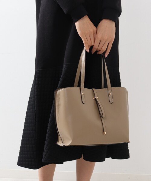 DRESKIP（ドレスキップ）の「◆【通勤/セレモニー】あおりポケットトート【抗菌防臭裏地】（トートバッグ・レディース・ブラック/グレー/ベージュ・00）」の10枚目の写真