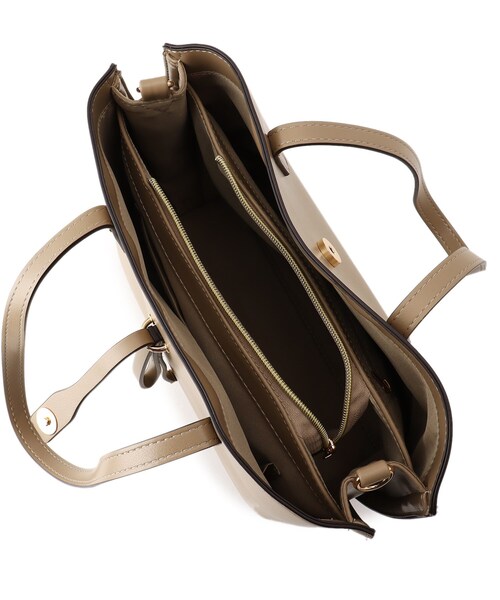 DRESKIP（ドレスキップ）の「◆【通勤/セレモニー】あおりポケットトート【抗菌防臭裏地】（トートバッグ・レディース・ブラック/グレー/ベージュ・00）」の5枚目の写真