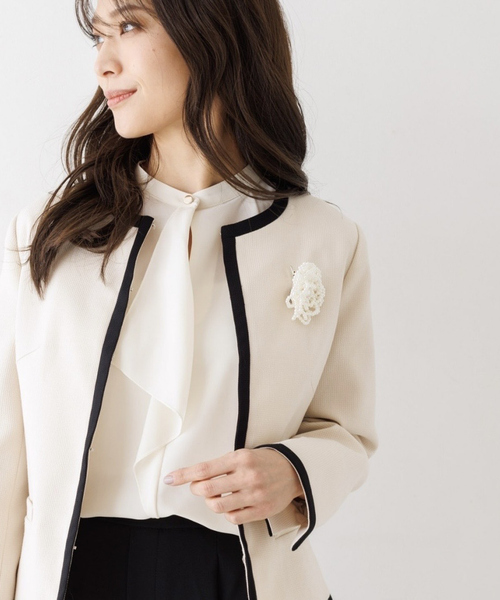 abahouse mavie（アバハウスマヴィ）の「パールコサージュ（ネックレス・レディース・オフホワイト・フリー）」の7枚目の写真