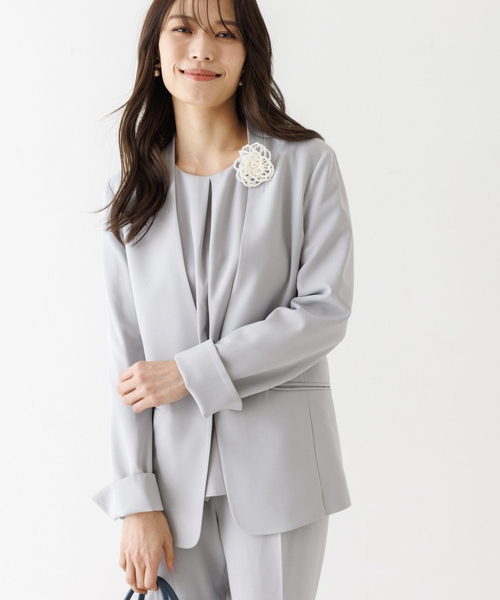 abahouse mavie（アバハウスマヴィ）の「パールコサージュ（ネックレス・レディース・オフホワイト・フリー）」の4枚目の写真