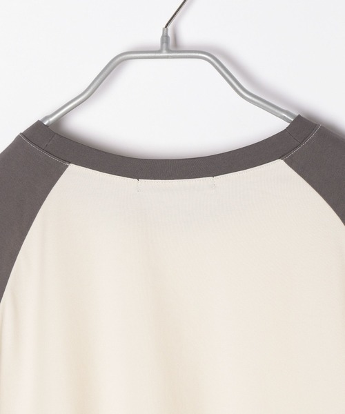 Heather(ヘザー)の「ラグランTEE 267119(Tシャツ/カットソー・レディース・ブラック/ベージュ/ピンク・FREE)」の6枚目の写真