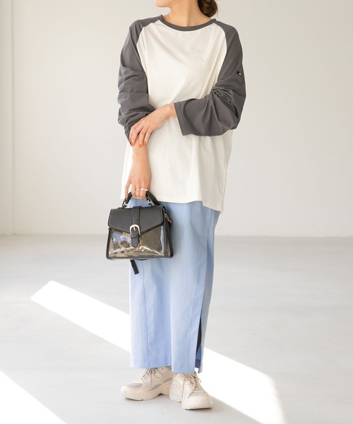 Heather(ヘザー)の「ラグランTEE 267119(Tシャツ/カットソー・レディース・ブラック/ベージュ/ピンク・FREE)」の15枚目の写真