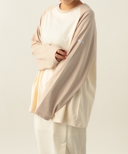 Heather(ヘザー)の「ラグランTEE 267119(Tシャツ/カットソー・レディース・ブラック/ベージュ/ピンク・FREE)」の19枚目の写真