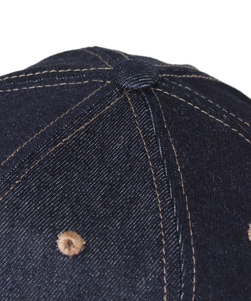14+(イチヨンプラス)の「デニム刺繍キャップ(キャップ・レディース・モカ/ブルー/ブラック・FREE)」の8枚目の写真