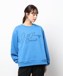 Samansa Mos2 | 裏起毛コード刺繍スウェット(スウェット)