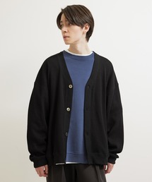 【  トレンドアイテム  】ミドルワッフルルーズカーディガン