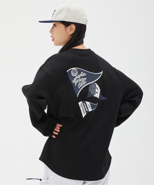 ROMANTIC CROWN(ロマンティッククラウン)の「【ROMANTIC CROWN】RC CLUB FLAG LONG SLEEVE / RC CLUB フラッグ グラフィック ロングスリーブ Tシャツ(Tシャツ/カットソー・メンズ・ブラック/ホワイト・MEDIUM/LARGE/SMALL/X-LARGE)」の17枚目の写真
