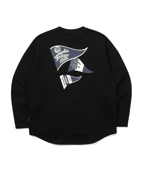 ROMANTIC CROWN(ロマンティッククラウン)の「【ROMANTIC CROWN】RC CLUB FLAG LONG SLEEVE / RC CLUB フラッグ グラフィック ロングスリーブ Tシャツ(Tシャツ/カットソー・メンズ・ブラック/ホワイト・MEDIUM/LARGE/SMALL/X-LARGE)」の20枚目の写真
