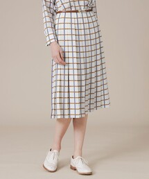 MACKINTOSH LONDON | ベルトプリントプリーツスカート(スカート)