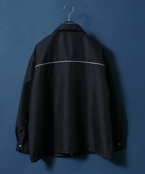 ANPAS(アンパス)の「Twill Fabric Oversized Western Shirt Jacket/ツイル オーバーサイズ ウエスタンシャツ ジャケット セットアップ対応(シャツ/ブラウス・メンズ・ブラック/ダークグリーン/ブラウン/グレイッシュブルー/グリーン系その他/ブラウン系その他・M/L)」の7枚目の写真