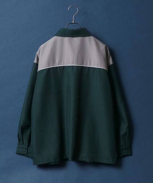 ANPAS(アンパス)の「Twill Fabric Oversized Western Shirt Jacket/ツイル オーバーサイズ ウエスタンシャツ ジャケット セットアップ対応(シャツ/ブラウス・メンズ・ブラック/ダークグリーン/ブラウン/グレイッシュブルー/グリーン系その他/ブラウン系その他・M/L)」の18枚目の写真