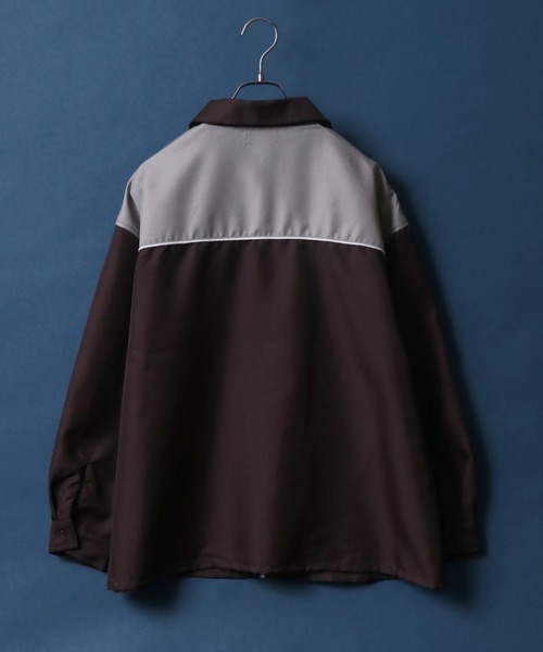 ANPAS(アンパス)の「Twill Fabric Oversized Western Shirt Jacket/ツイル オーバーサイズ ウエスタンシャツ ジャケット セットアップ対応(シャツ/ブラウス・メンズ・ブラック/ダークグリーン/ブラウン/グレイッシュブルー/グリーン系その他/ブラウン系その他・M/L)」の17枚目の写真