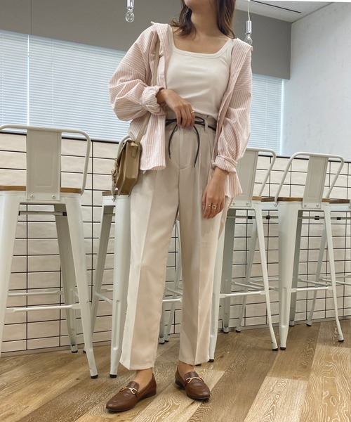 apres jour（アプレジュール）の「アソートMILKテーパードパンツ【ZOZOTOWN限定アイテム】（その他パンツ・レディース・その他/オレンジ系その他/ベージュ/ブルー系その他/アイボリー/ブラック/ブラック系その他/モカ/ピンク・MEDIUM/SMALL/X-LARGE）」の14枚目の写真