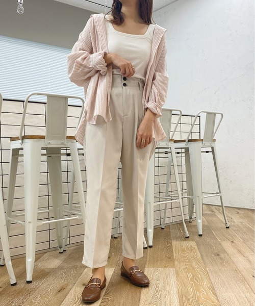 apres jour（アプレジュール）の「アソートMILKテーパードパンツ【ZOZOTOWN限定アイテム】（その他パンツ・レディース・その他/オレンジ系その他/ベージュ/ブルー系その他/アイボリー/ブラック/ブラック系その他/モカ/ピンク・MEDIUM/SMALL/X-LARGE）」の15枚目の写真