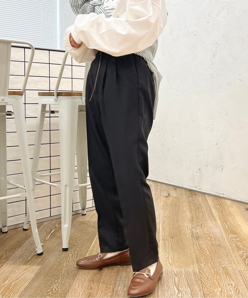 apres jour（アプレジュール）の「アソートMILKテーパードパンツ【ZOZOTOWN限定アイテム】（その他パンツ・レディース・その他/オレンジ系その他/ベージュ/ブルー系その他/アイボリー/ブラック/ブラック系その他/モカ/ピンク・MEDIUM/SMALL/X-LARGE）」の17枚目の写真