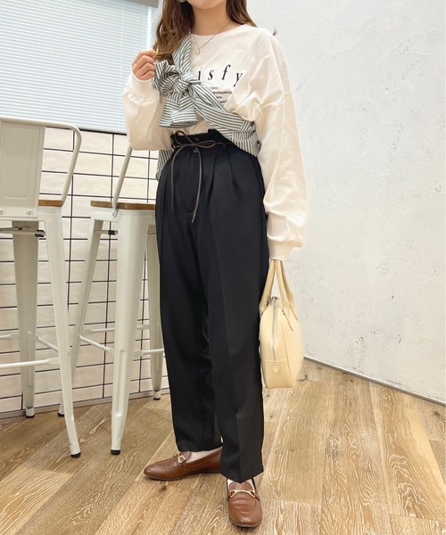 apres jour（アプレジュール）の「アソートMILKテーパードパンツ【ZOZOTOWN限定アイテム】（その他パンツ・レディース・その他/オレンジ系その他/ベージュ/ブルー系その他/アイボリー/ブラック/ブラック系その他/モカ/ピンク・MEDIUM/SMALL/X-LARGE）」の20枚目の写真