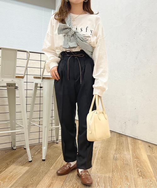 apres jour（アプレジュール）の「アソートMILKテーパードパンツ【ZOZOTOWN限定アイテム】（その他パンツ・レディース・その他/オレンジ系その他/ベージュ/ブルー系その他/アイボリー/ブラック/ブラック系その他/モカ/ピンク・MEDIUM/SMALL/X-LARGE）」の21枚目の写真