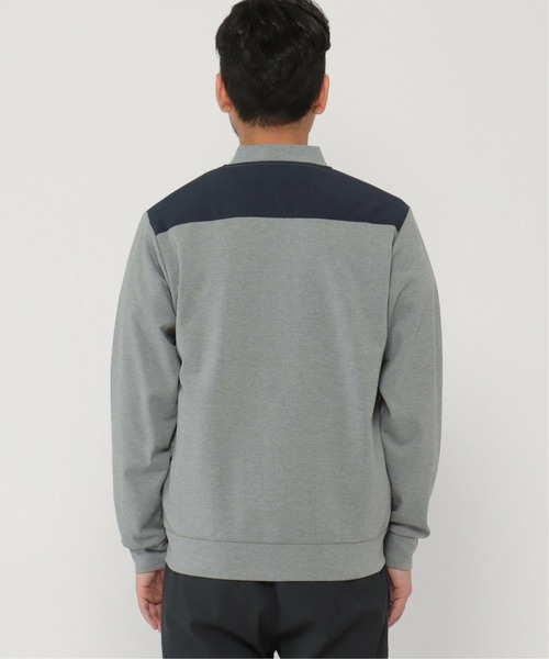 ikka（イッカ）の「ポンチ切り替えジップブルゾン（ブルゾン・メンズ・スモークグレー/ブラック・L/S/M/XL）」の8枚目の写真