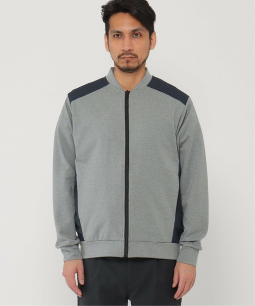 ikka（イッカ）の「ポンチ切り替えジップブルゾン（ブルゾン・メンズ・スモークグレー/ブラック・L/S/M/XL）」の9枚目の写真