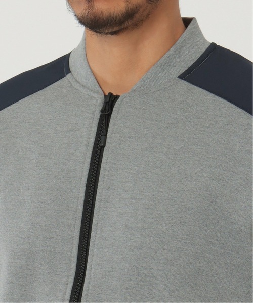 ikka（イッカ）の「ポンチ切り替えジップブルゾン（ブルゾン・メンズ・スモークグレー/ブラック・L/S/M/XL）」の13枚目の写真