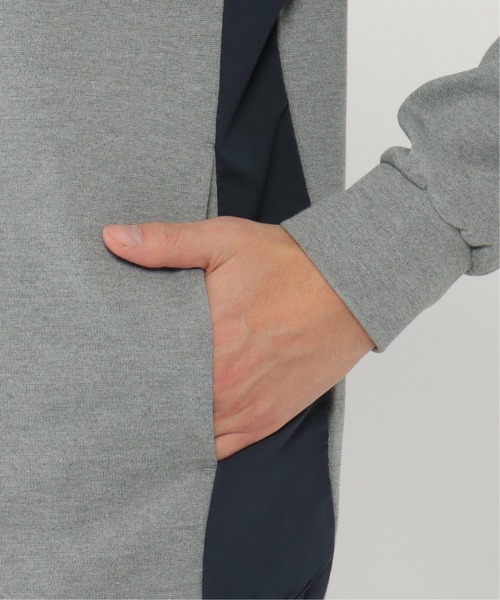 ikka（イッカ）の「ポンチ切り替えジップブルゾン（ブルゾン・メンズ・スモークグレー/ブラック・L/S/M/XL）」の15枚目の写真