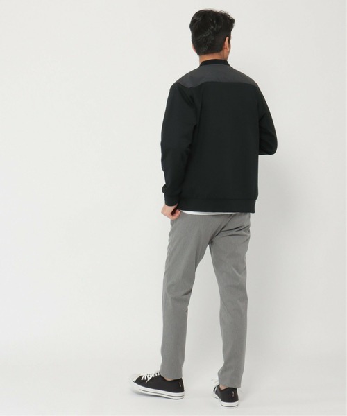 ikka（イッカ）の「ポンチ切り替えジップブルゾン（ブルゾン・メンズ・スモークグレー/ブラック・L/S/M/XL）」の22枚目の写真