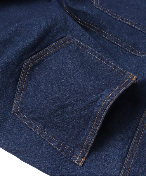 algy（アルジー）の「ガーリーロゴサロペ（サロペット/オーバーオール・キッズ・インディゴブルー/アイボリー・SMALL/XX-SMALL/MEDIUM/X-SMALL/XXX-SMALL）」の5枚目の写真