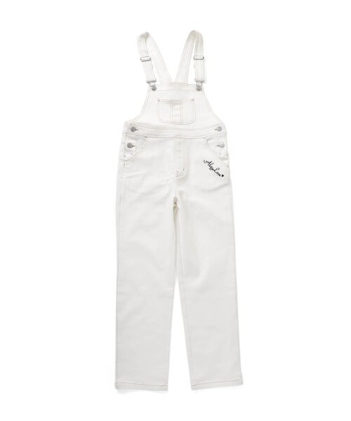 algy（アルジー）の「ガーリーロゴサロペ（サロペット/オーバーオール・キッズ・インディゴブルー/アイボリー・SMALL/XX-SMALL/MEDIUM/X-SMALL/XXX-SMALL）」の12枚目の写真