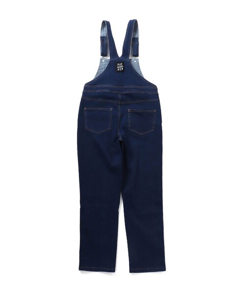algy（アルジー）の「ガーリーロゴサロペ（サロペット/オーバーオール・キッズ・インディゴブルー/アイボリー・SMALL/XX-SMALL/MEDIUM/X-SMALL/XXX-SMALL）」の9枚目の写真