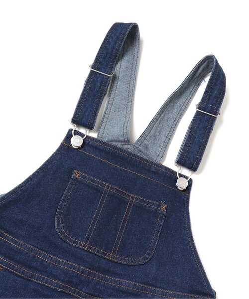algy（アルジー）の「ガーリーロゴサロペ（サロペット/オーバーオール・キッズ・インディゴブルー/アイボリー・SMALL/XX-SMALL/MEDIUM/X-SMALL/XXX-SMALL）」の19枚目の写真