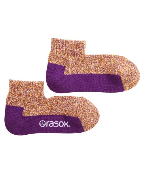 rasox(ラソックス)の「rasox(ラソックス)/ メランジカラー・アンクル(ソックス/靴下・レディース・イエロー/パープル/ライトグリーン/ネイビー/レッド/スカイブルー/ライラック/ピンク系その他3・SMALL/MEDIUM/LARGE)」の4枚目の写真