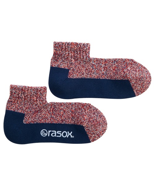 rasox(ラソックス)の「rasox(ラソックス)/ メランジカラー・アンクル(ソックス/靴下・レディース・イエロー/パープル/ライトグリーン/ネイビー/レッド/スカイブルー/ライラック/ピンク系その他3・SMALL/MEDIUM/LARGE)」の3枚目の写真