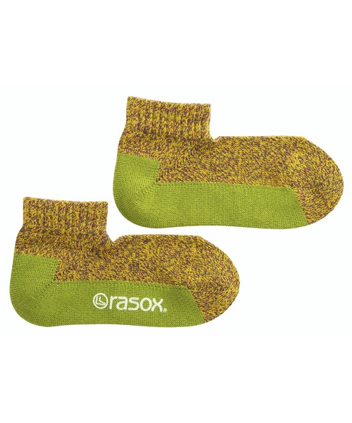 rasox(ラソックス)の「rasox(ラソックス)/ メランジカラー・アンクル(ソックス/靴下・レディース・イエロー/パープル/ライトグリーン/ネイビー/レッド/スカイブルー/ライラック/ピンク系その他3・SMALL/MEDIUM/LARGE)」の1枚目の写真