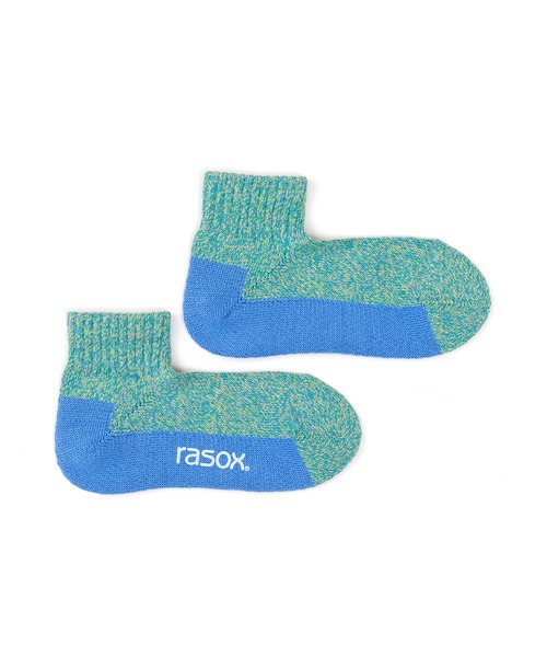 rasox(ラソックス)の「rasox(ラソックス)/ メランジカラー・アンクル(ソックス/靴下・レディース・イエロー/パープル/ライトグリーン/ネイビー/レッド/スカイブルー/ライラック/ピンク系その他3・SMALL/MEDIUM/LARGE)」の2枚目の写真