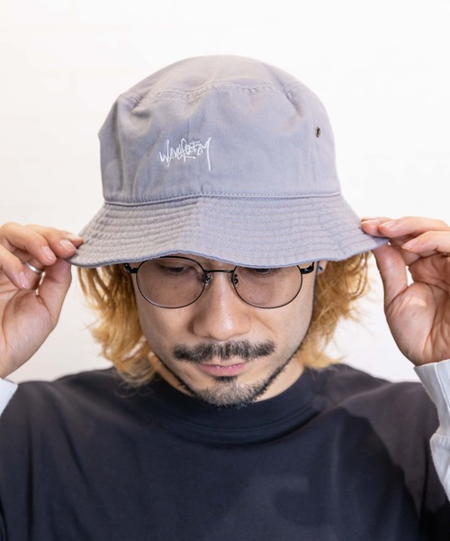 無（ム）の「GRAFFITI BUCKET HAT【グラフィティバケットハット】（ハット・レディース・カーキ/グレー/ベージュ/ブラック/ピンク・FREE）」の10枚目の写真